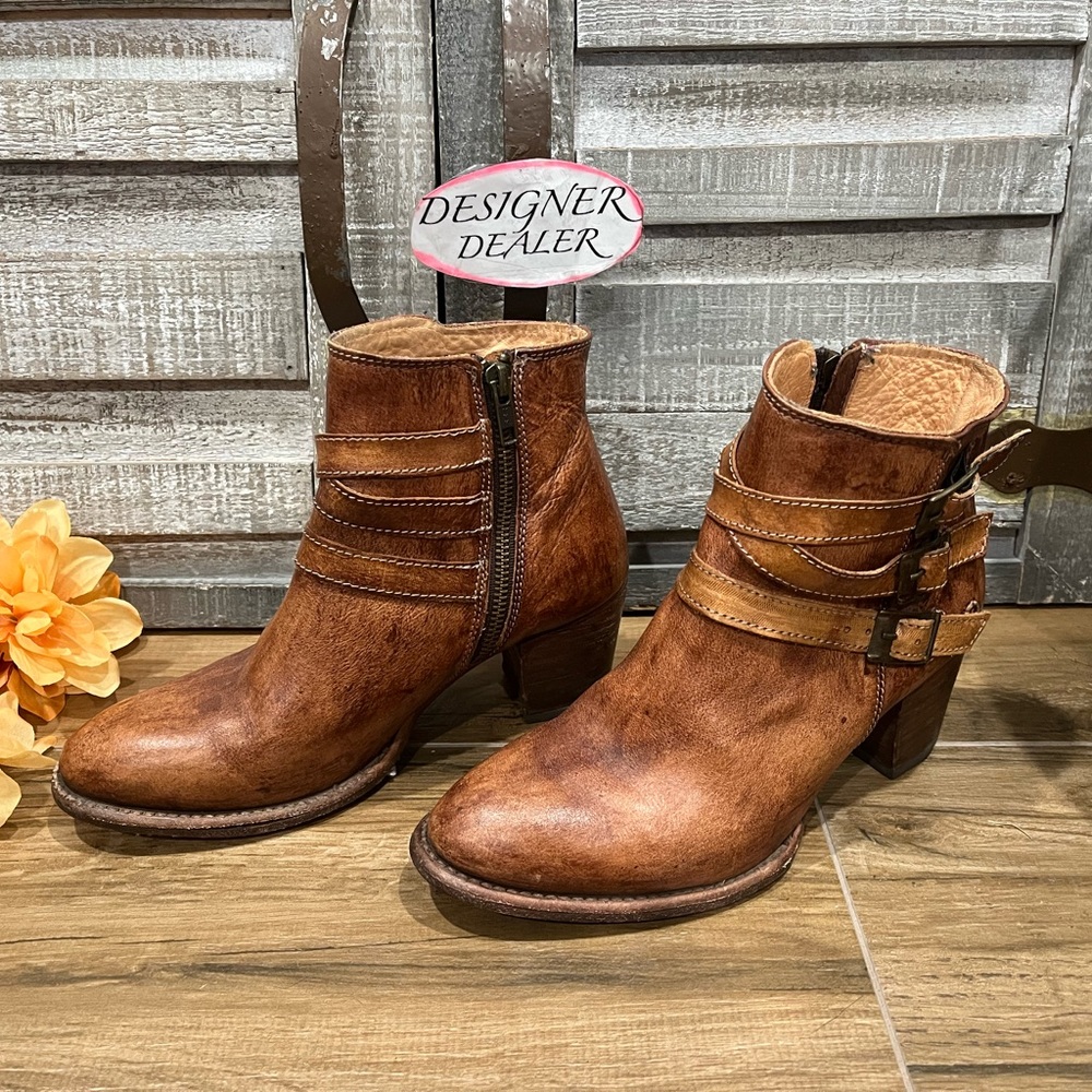BED STU Begin Cobbler Buckle Bootie Size 7 GUC! - Picture 2 of 11